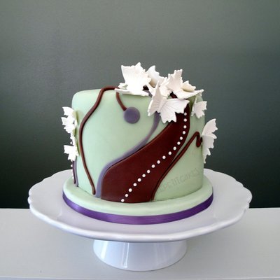 Modern Buttefly Cake