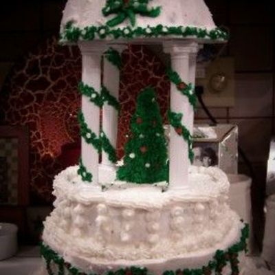 Gazebo Christmas Cake