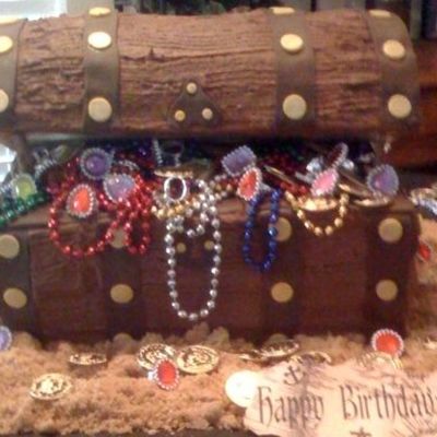 Pirate Chest Birthday Cake