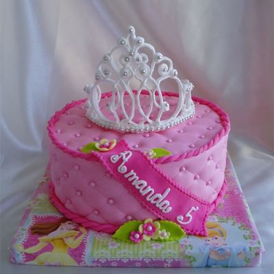 Tiara On Round Pillow