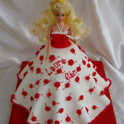 Red And White Barbie