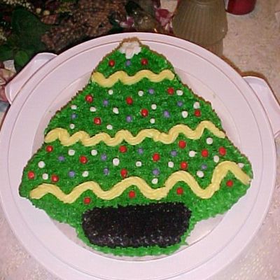Christmas Tree Cake