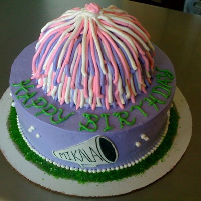 Cheerleading Pom Pom Cake