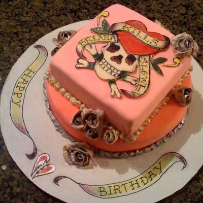 Ed Hardy Birthday Cake