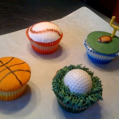 Sports Cupcakes