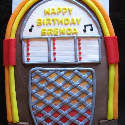 Jukebox Cake