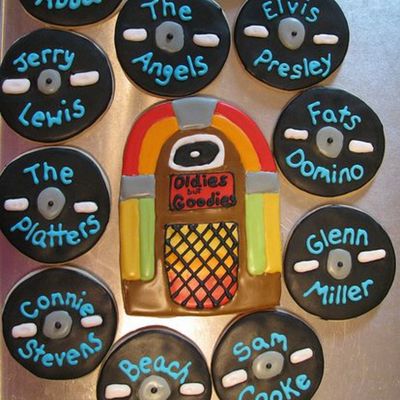 Jukebox & Record Cookies