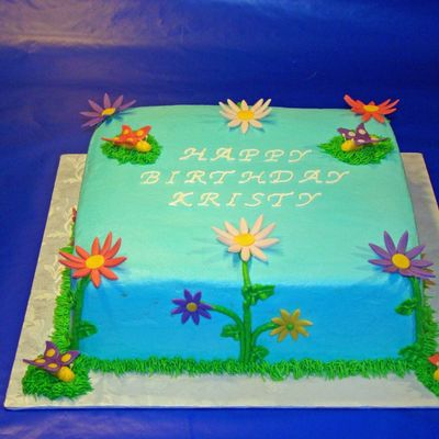 Flower/butterfly Cake