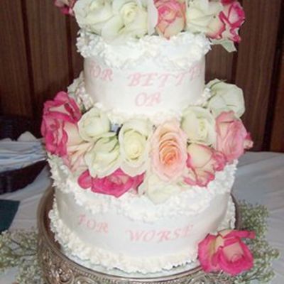 1 Day's Notice Wedding Cake