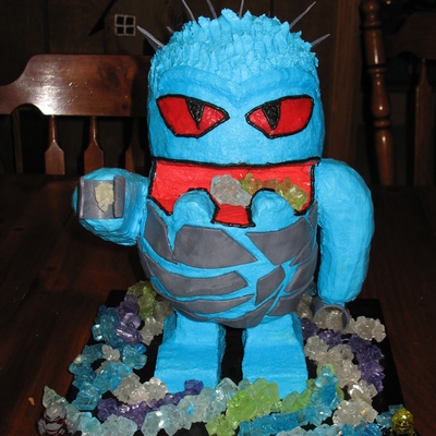 Standing Lego Power Miners Rock Monster