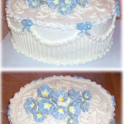 Morning Glory Cake Finished