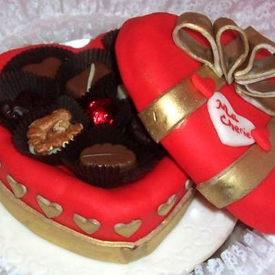 Box Of Chocolates Cake
