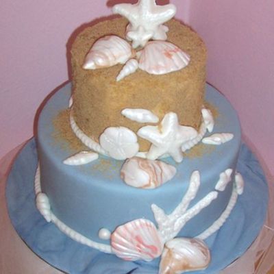 Seashell Wedding Cake