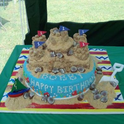 Bobby's Sandcastle Cake