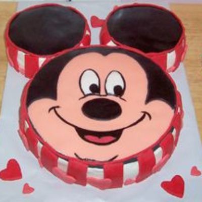 Mickey And Sons Valentine Cake
