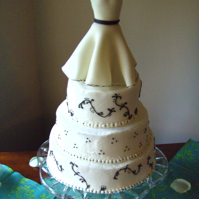 Dress Form Cake