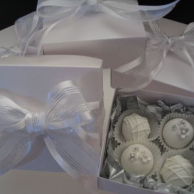 Bridal Shower Favors Brownie Truffles