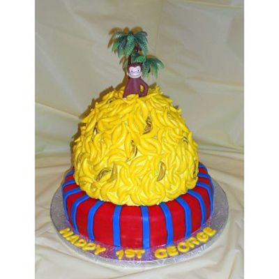 Curious George Cake
