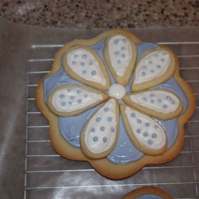 3D Flower Cookies