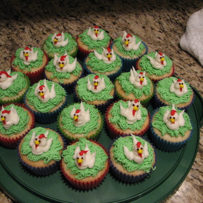 Hen Cupcakes