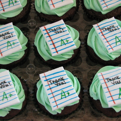 Teacher Appreciation Cupcakes