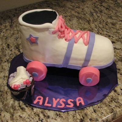 Roller Skate Cake