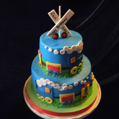 Train Birthday Cake