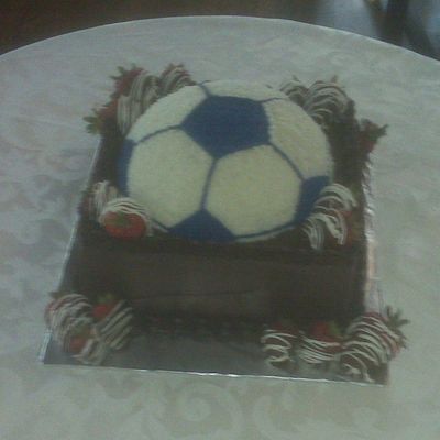 Soccer Ball Groom's Cake