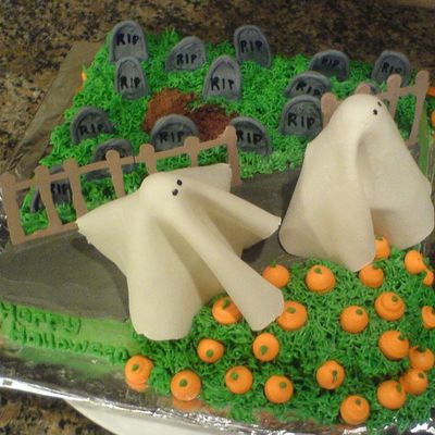 Trick Or Treat Past A Graveyard