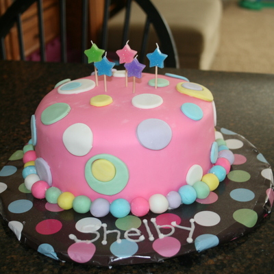 Pink Polka Dot Cake