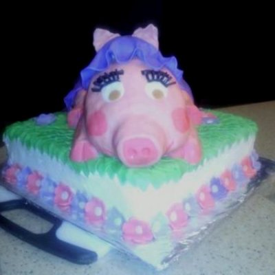 Bathing Beauty Pig Cake