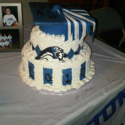 Baker Bulldog Grad Cake