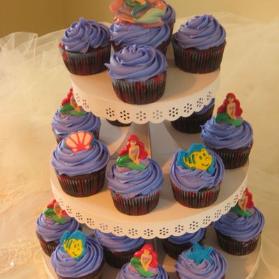 Little Mermaid Cupcakes