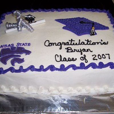 Wildcat Graduation Cake