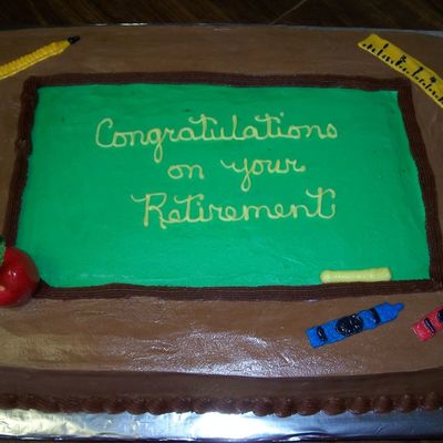 Teacher Retirement Cake