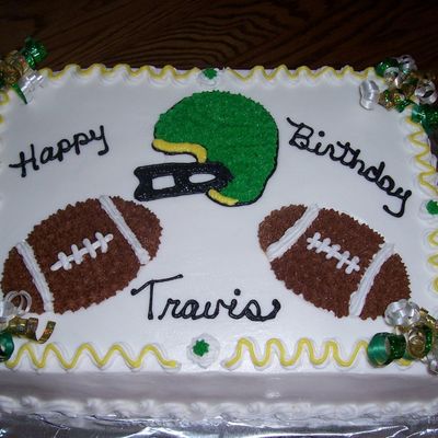 Football Birthday Cake