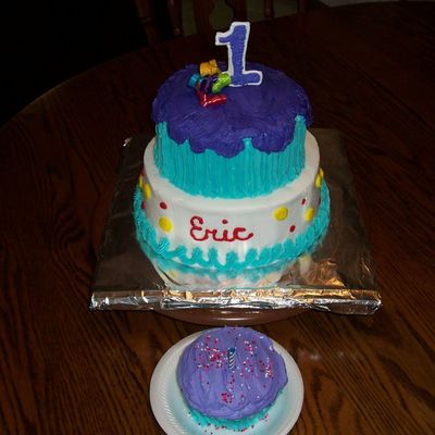 Cupcake 1St Brithday And Smash Cake