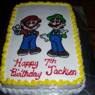Super Mario 2Nd Cake