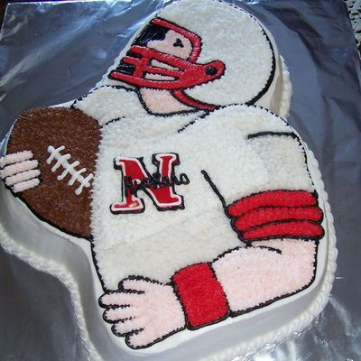 Nebraska Football Cake