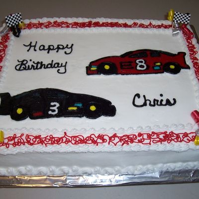 Nascar Birthday Cake