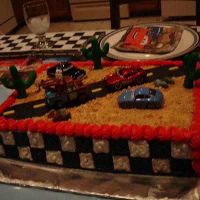 "cars" Birthday Cake