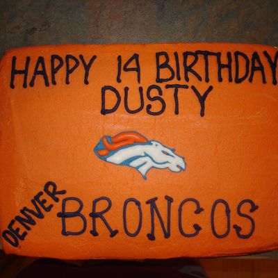 Bronco Birthday Cake