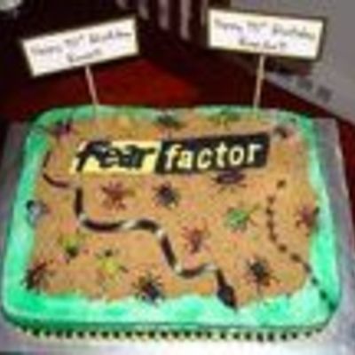 Fear Factor Birthday Cake