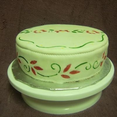 Very First Fondant Cake