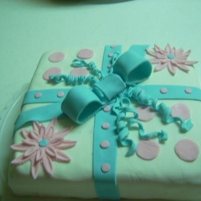 Fondant Cake From Class