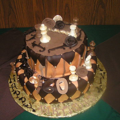 Chess Lover's 60Th Birthday Cake