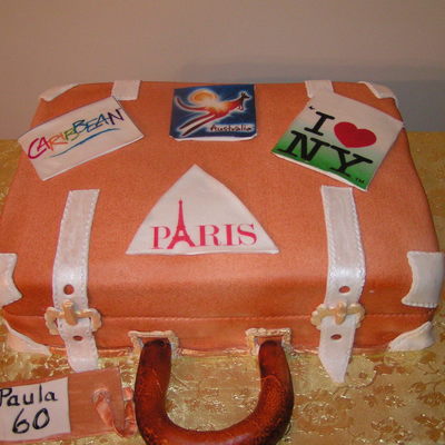 Paula The Travel Agent's 60Th Birthday Cake