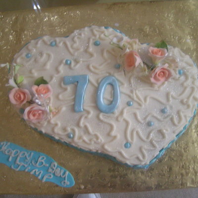 70Th Birthday Cake