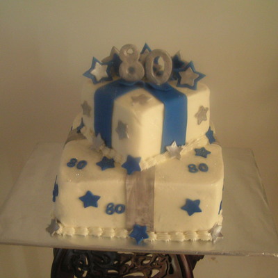 80Th Birthday Cake