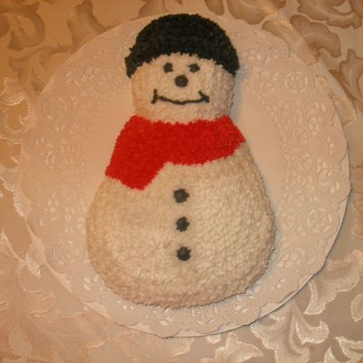 Snowman Cake